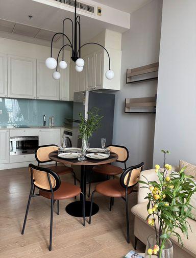 รูป Call : 097-926-4469 Condo Noble BE19 ใกล้ BTS อโศก 52.07 ตารางเมตร 2 นอน 2 น้ำ ทิศเหนือ ชั้น19 (เฉพาะชั้นนี้ มีสวนส่วนตัว) เพิ่งตกแต่งเสร็จ พร้อมอยู่ - รูปที่ 4/14