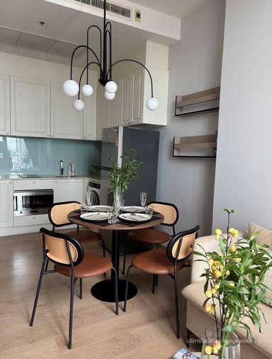 รูป Call : 097-926-4469 Condo Noble BE19 ใกล้ BTS อโศก 52.07 ตารางเมตร 2 นอน 2 น้ำ ทิศเหนือ ชั้น19 (เฉพาะชั้นนี้ มีสวนส่วนตัว) เพิ่งตกแต่งเสร็จ พร้อมอยู่ - รูปที่ 4/14
