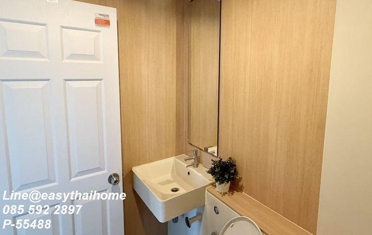 รูป P-55488 ห้องน่าอยู่ แอสปาย สาทร-ท่าพระ ชั้น 8 วิวเมือง ใกล้ BTS ตลาดพลู Line ID: @easythaihome 085-592-2897 - รูปที่ 11/12