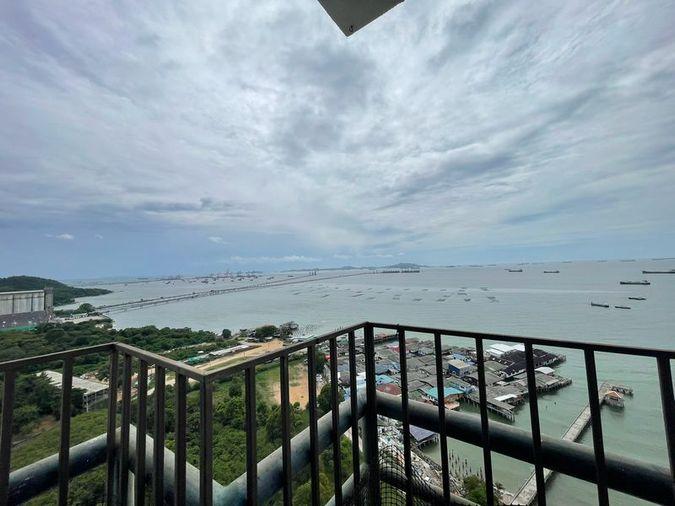 รูป ให้เช่า Rama Harbour View ศรีราชา ห้องใหญ่ วิวทะเล บรรยากาศดี  - รูปที่ 14/15