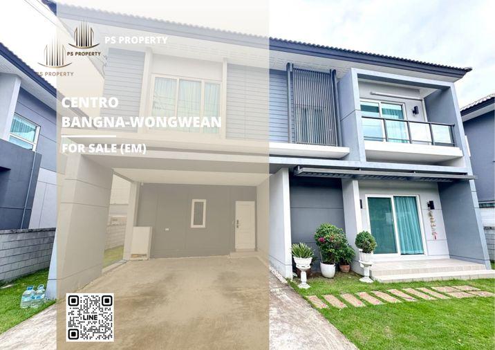 รูป บ้านเดี่ยวขายด่วน ✨ Centro Bangna-Wongwean ✨ 4 ห้องนอน 3 ห้องน้ำ เฟอร์นิเจอร์ และ เครื่องใช้ไฟฟ้าครบ - รูปที่ 1/6