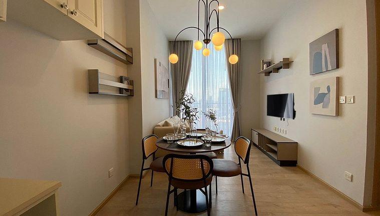 รูป Call : 097-926-4469 Condo Noble BE19 ใกล้ BTS อโศก 52.07 ตารางเมตร 2 นอน 2 น้ำ ทิศเหนือ ชั้น19 (เฉพาะชั้นนี้ มีสวนส่วนตัว) เพิ่งตกแต่งเสร็จ พร้อมอยู่ - รูปที่ 1/14