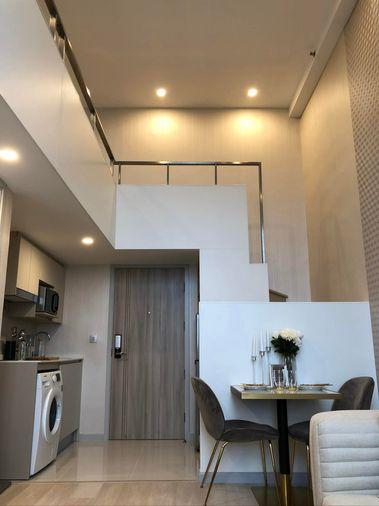 รูป ห้องว่าง* ✅ ✅ ให้เช่า - Knightsbridge Prime Sathorn , Luxury Duplex 2 ห้องนอน พร้อมเข้าอยู่ ติดต่อไลน์ @bktasset โทร 095-325-8928 - รูปที่ 11/17