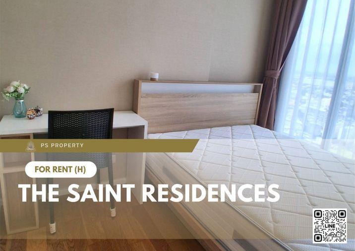รูป ให้เช่า 🔥 The Saint Residences 🔥 ใกล้ MRT พหลโยธิน เฟอร์นิเจอร์ และ เครื่องใช้ไฟฟ้าครบ  - รูปที่ 1/11