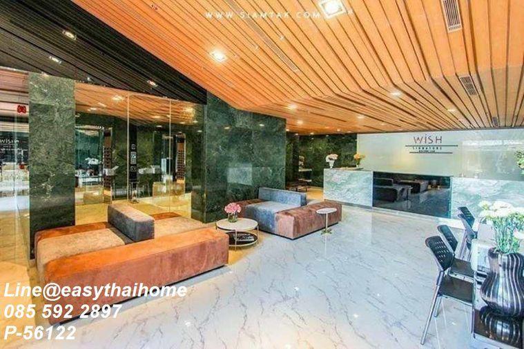 รูป P-56122 📍#คอนโดให้เช่าย่านสยาม Wish Signature Midtown Siam ชั้น 9 วิวเมือง 27 ตรม. 1 นอน ใกล้ BTS ราชเทวี Line ID: @easythaihome 085-592-2897 - รูปที่ 8/13