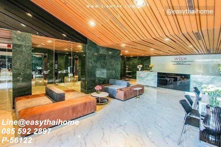รูป P-56122 📍#คอนโดให้เช่าย่านสยาม Wish Signature Midtown Siam ชั้น 9 วิวเมือง 27 ตรม. 1 นอน ใกล้ BTS ราชเทวี Line ID: @easythaihome 085-592-2897 - รูปที่ 8/13