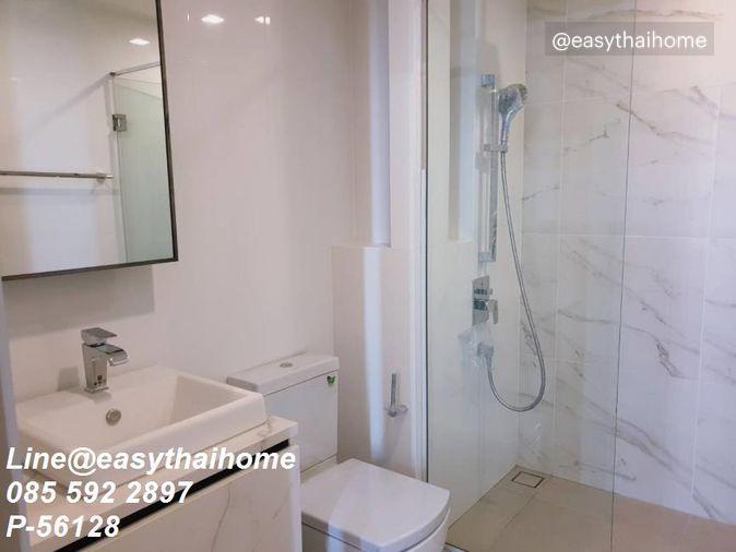 รูป P-56128 📍#คอนโดให้เช่าย่านสุขุมวิท The Line Sukhumvit 101 ชั้น 7 ห้องมุม 28 ตรม. 1 นอน ใกล้ BTS ปุณณวิถี Line ID: @easythaihome 085-592-2897 - รูปที่ 3/4