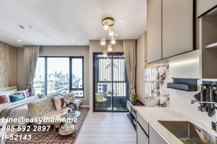 รูป P-52143 🔥 📍#คอนโดให้เช่าย่านพญาไท The Room Phayathai ชั้น 26 วิวเมือง 27 ตรม. 1 นอน ใกล้ BTS พญาไท Line ID: @easythaihome 085-592-2897 - รูปที่ 13/14