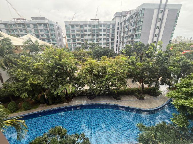 รูป pool view💧  💧  💧 ดุสิต แกรนด์ ปาร์ค   ( Dusit Grand Park Condo Resort ) 💧  💧  💧ฝั่งวิวสระ ชั้น4อาคาร A - รูปที่ 8/43