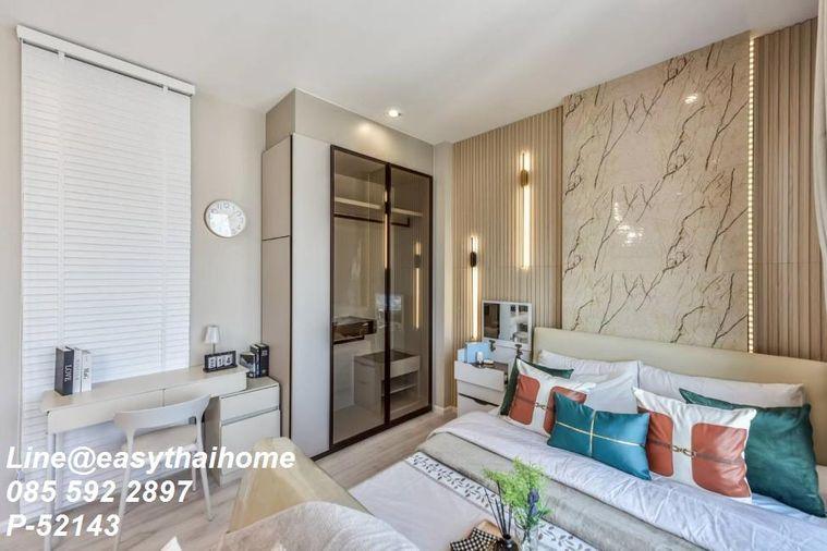 รูป P-52143 🔥 📍#คอนโดให้เช่าย่านพญาไท The Room Phayathai ชั้น 26 วิวเมือง 27 ตรม. 1 นอน ใกล้ BTS พญาไท Line ID: @easythaihome 085-592-2897 - รูปที่ 3/14