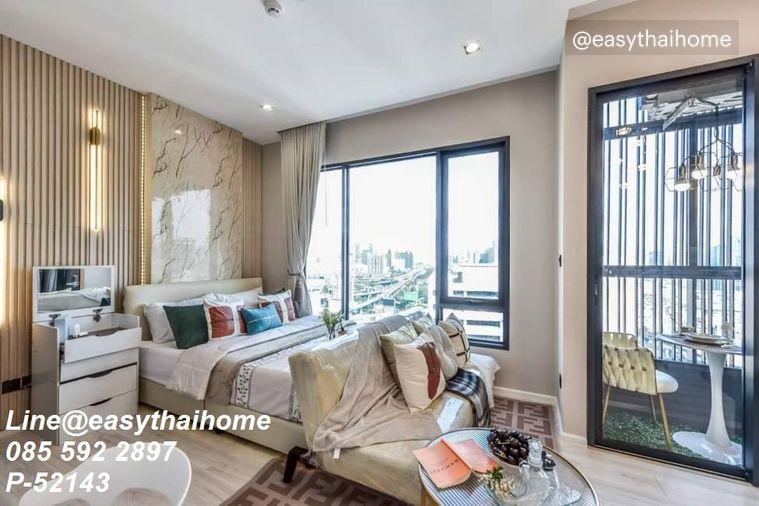 รูป P-52143 🔥 📍#คอนโดให้เช่าย่านพญาไท The Room Phayathai ชั้น 26 วิวเมือง 27 ตรม. 1 นอน ใกล้ BTS พญาไท Line ID: @easythaihome 085-592-2897 - รูปที่ 2/14