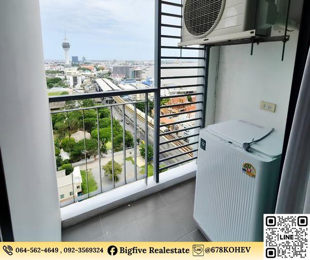 รูป A69-094   ให้เช่าคอนโด KNIGHTSBRIDGE SKY RIVER OCEANห้องใหม่  ใกล้รถไฟฟ้า BTS ปากน้ำ - รูปที่ 8/9