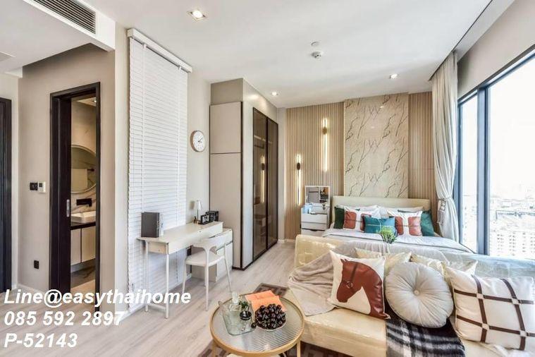 รูป P-52143 🔥 📍#คอนโดให้เช่าย่านพญาไท The Room Phayathai ชั้น 26 วิวเมือง 27 ตรม. 1 นอน ใกล้ BTS พญาไท Line ID: @easythaihome 085-592-2897 - รูปที่ 4/14