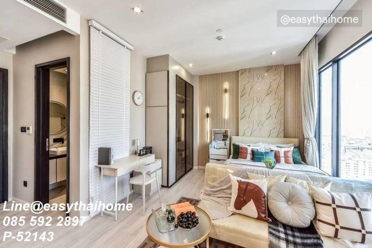 รูป P-52143 🔥 📍#คอนโดให้เช่าย่านพญาไท The Room Phayathai ชั้น 26 วิวเมือง 27 ตรม. 1 นอน ใกล้ BTS พญาไท Line ID: @easythaihome 085-592-2897 - รูปที่ 4/14