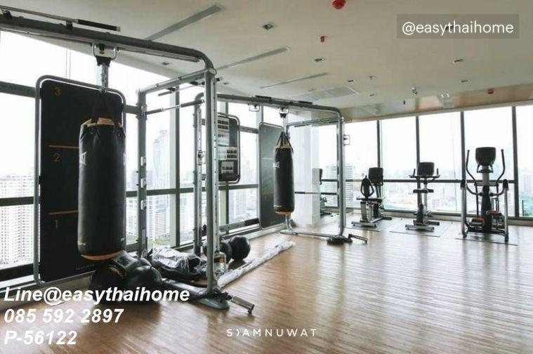 รูป P-56122 📍#คอนโดให้เช่าย่านสยาม Wish Signature Midtown Siam ชั้น 9 วิวเมือง 27 ตรม. 1 นอน ใกล้ BTS ราชเทวี Line ID: @easythaihome 085-592-2897 - รูปที่ 11/13