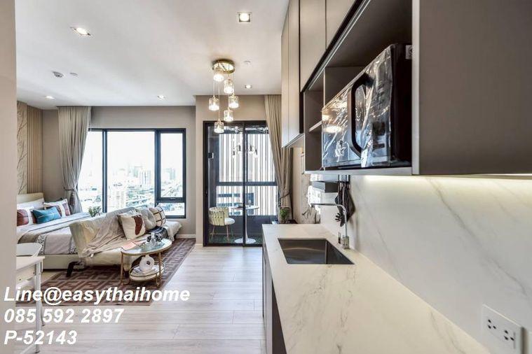 รูป P-52143 🔥 📍#คอนโดให้เช่าย่านพญาไท The Room Phayathai ชั้น 26 วิวเมือง 27 ตรม. 1 นอน ใกล้ BTS พญาไท Line ID: @easythaihome 085-592-2897 - รูปที่ 14/14
