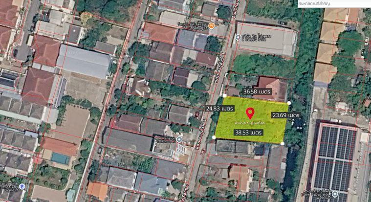 รูป Call : 081-811-7796 ขายที่ดินเปล่า 228 ตร.วา หน้ากว้างติดถนน 25 เมตร ซอยจารุสังข์ 1 ถนนสุขาภิบาล 5 บางพลีใหญ่ สมุทรปราการ ใกล้วัดหลวงพ่อโต - รูปที่ 7/8