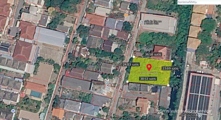 รูป Call : 081-811-7796 ขายที่ดินเปล่า 228 ตร.วา หน้ากว้างติดถนน 25 เมตร ซอยจารุสังข์ 1 ถนนสุขาภิบาล 5 บางพลีใหญ่ สมุทรปราการ ใกล้วัดหลวงพ่อโต - รูปที่ 7/8