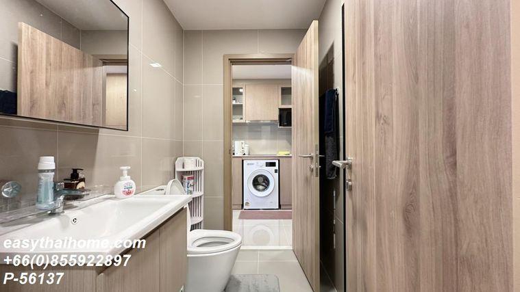 รูป P-56137 ให้เช่า เดอะ เบส เออร์เบิน พระราม 9  | วิวเมือง | ชั้น 12 | เฟอร์นิเจอร์ครบ  | พร้อมเข้าอยู่ 📞 Line ID: @easythaihome | 085-592-2897 - รูปที่ 14/15