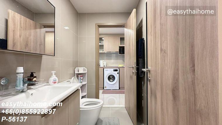 รูป P-56137 ให้เช่า เดอะ เบส เออร์เบิน พระราม 9 | วิวเมือง | ชั้น 12 | เฟอร์นิเจอร์ครบ | พร้อมเข้าอยู่ 📞 Line ID: @easythaihome | 085-592-2897 - รูปที่ 14/15