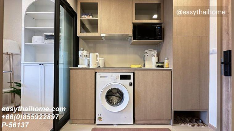 รูป P-56137 ให้เช่า เดอะ เบส เออร์เบิน พระราม 9 | วิวเมือง | ชั้น 12 | เฟอร์นิเจอร์ครบ | พร้อมเข้าอยู่ 📞 Line ID: @easythaihome | 085-592-2897 - รูปที่ 3/15