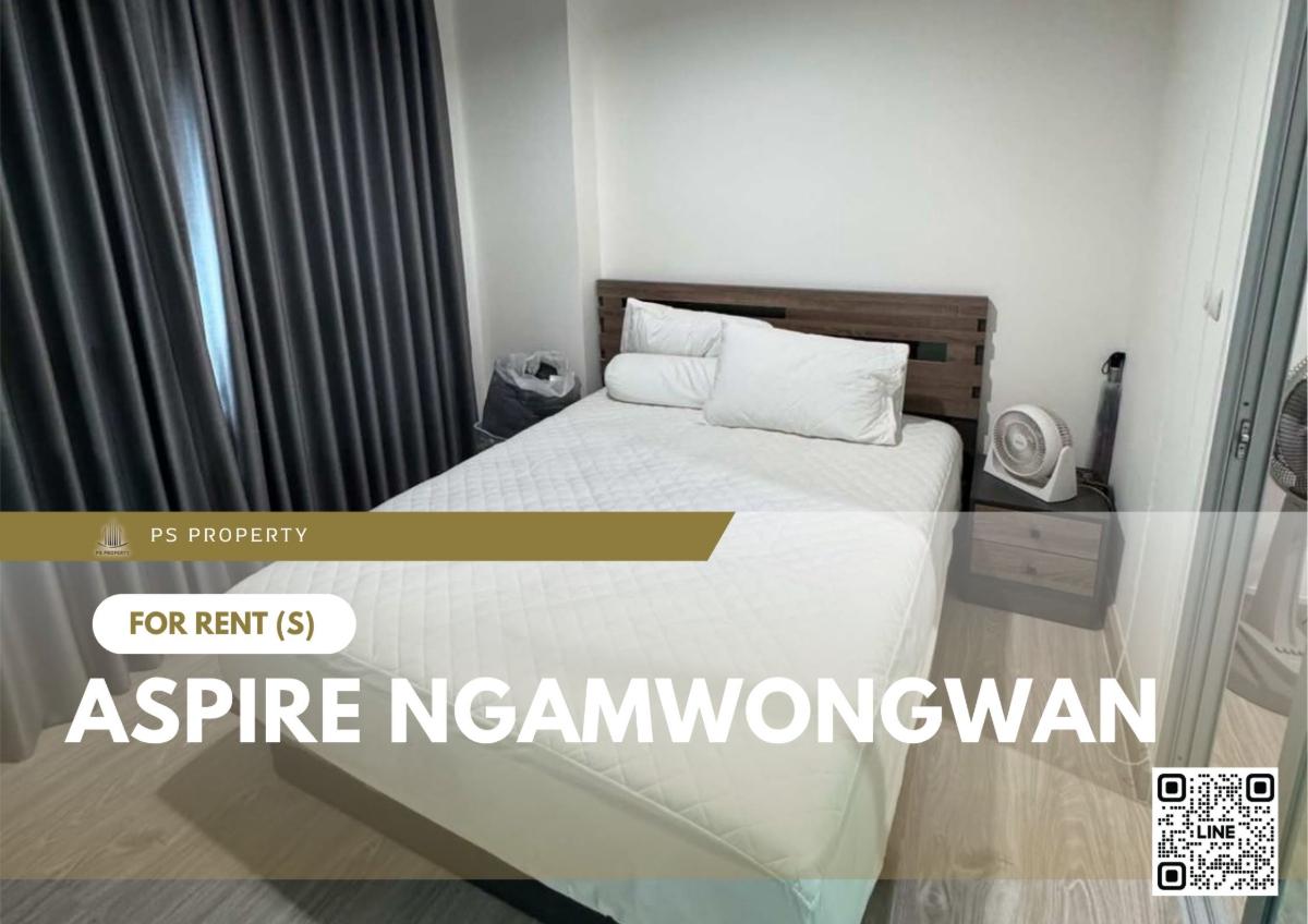 รูป ให้เช่า ✨ Aspire Ngamwongwan ✨ เฟอร์นิเจอร์ และ เครื่องใช้ไฟฟ้าครบ ใกล้เดอะมอลล์งามวงศ์วาน - รูปที่ 1/6
