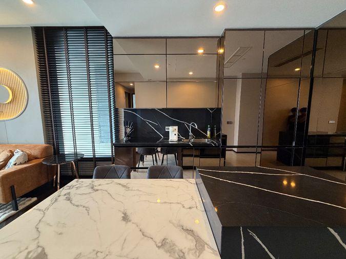รูป Luxury 2-Bedroom Direct to BTS Thonglor 75 SQ.M. 85,000 THB/Month - รูปที่ 3/12