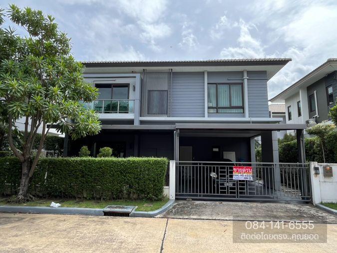รูป BL156|บ้านเดี่ยว 2 ชั้น โครงการ เซนโทร รามอินทรา-จตุโชติ บ้านเดี่ยวใกล้ถนนกาญจนาภิเษก และ BTS คูคต (ราคา 6,990,000 บาท ) - รูปที่ 1/25