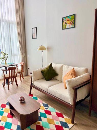 รูป Culture Thonglor  ห้อง Duplex เพดานสูงและพื้นที่สองระดับ เฟอร์นิเจอร์พร้อมและนั่งเล่น 1 ห้องนอน 1 ห้องน้ำ - รูปที่ 3/8