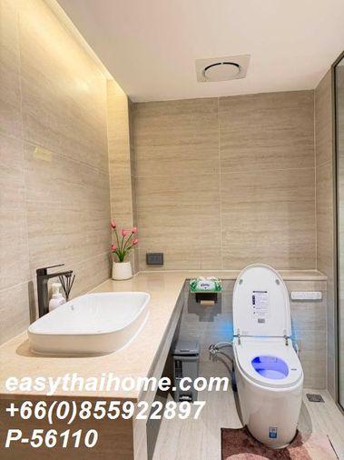 รูป P-56110 ให้เช่า อโศก เพลส | 2 ห้องนอน 1 ห้องน้ำ | วิวเมือง | ชั้น 27 | เฟอร์นิเจอร์ครบ  | พร้อมเข้าอยู่ 📞 Line ID: @easythaihome | 085-592-2897 - รูปที่ 19/24