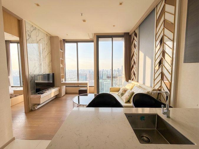 รูป Luxury 1-Bedroom on the 40th Floor with Stunning Asoke View, Only 39K! - รูปที่ 1/13