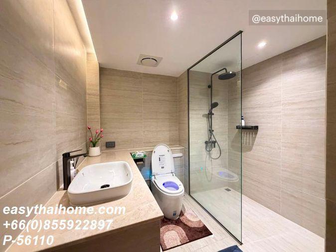 รูป P-56110 ให้เช่า อโศก เพลส | 2 ห้องนอน 1 ห้องน้ำ | วิวเมือง | ชั้น 27 | เฟอร์นิเจอร์ครบ | พร้อมเข้าอยู่ 📞 Line ID: @easythaihome | 085-592-2897 - รูปที่ 16/24