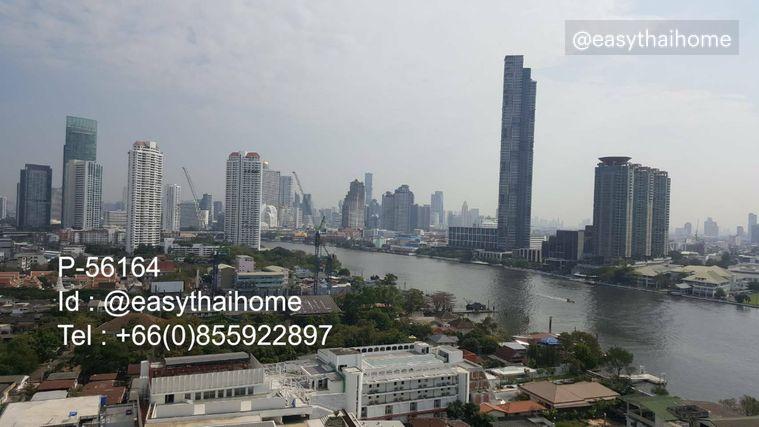 รูป P-56164 ให้เช่า ศุภาลัย ริเวอร์ เพลส | ห้องสตูดิโอ | วิวเมือง | ชั้น 19 | เฟอร์นิเจอร์ครบ | พร้อมเข้าอยู่📞 Line ID: @easythaihome | 085-592-2897 - รูปที่ 5/8