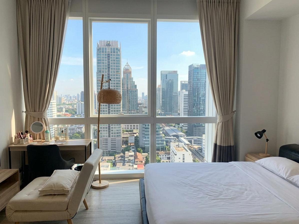 รูป Rare Extra-Large 1Bedroom 70sqm. in the Heart of Asoke Only 41,000THB! - รูปที่ 1/9