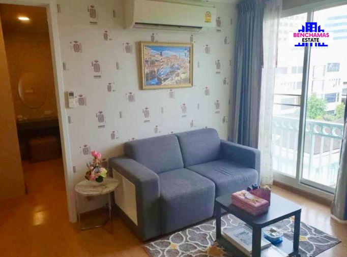 รูป 🟠ขายด่วน !! คอนโด เดอะปราก หลานหลวง-โบ๊เบ๊ The Prague Condominium ห้องมุม ได้วิวภูเขาทองสวยงาม ✅เฟอร์นิเจอร์และเครื่องใช้ไฟฟ้าครบครัน - รูปที่ 2/7