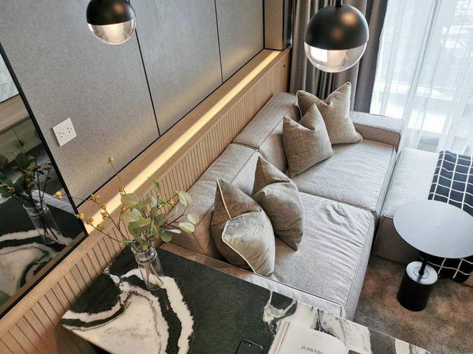 รูป 🔥 Life One Wireless ห้องสวย 1 Bedroom ชั้น 41 ขนาด 38 ตร.ม. วิวเมืองสุดพรีเมียม ใจกลางวิทยุ–เพลินจิต เพียง 30,000 บาท/เดือน! 🏙️✨ - รูปที่ 8/8