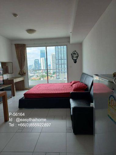 รูป P-56164 ให้เช่า ศุภาลัย ริเวอร์ เพลส | ห้องสตูดิโอ | วิวเมือง | ชั้น 19 | เฟอร์นิเจอร์ครบ | พร้อมเข้าอยู่📞 Line ID: @easythaihome | 085-592-2897 - รูปที่ 3/8