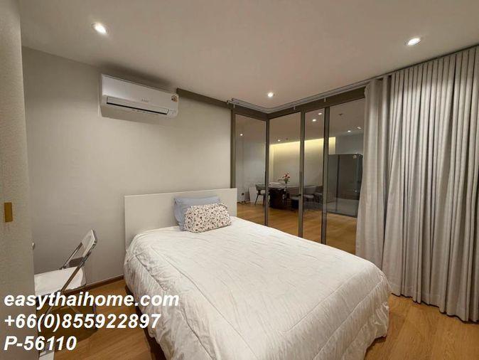 รูป P-56110 ให้เช่า อโศก เพลส | 2 ห้องนอน 1 ห้องน้ำ | วิวเมือง | ชั้น 27 | เฟอร์นิเจอร์ครบ  | พร้อมเข้าอยู่ 📞 Line ID: @easythaihome | 085-592-2897 - รูปที่ 4/24