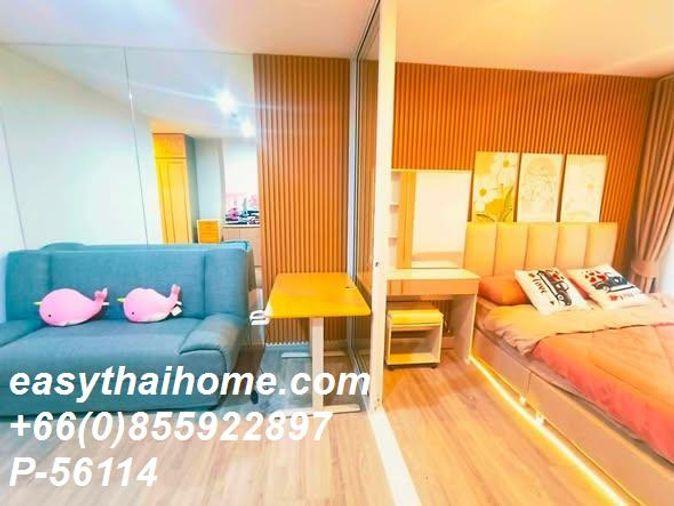 รูป P-56114 ให้เช่า รีเจ้นท์ โฮม บางนา | วิวเมือง | ชั้น 19 อาคาร A | เฟอร์นิเจอร์ครบ  | พร้อมเข้าอยู่ 📞 Line ID: @easythaihome | 085-592-2897 - รูปที่ 4/5