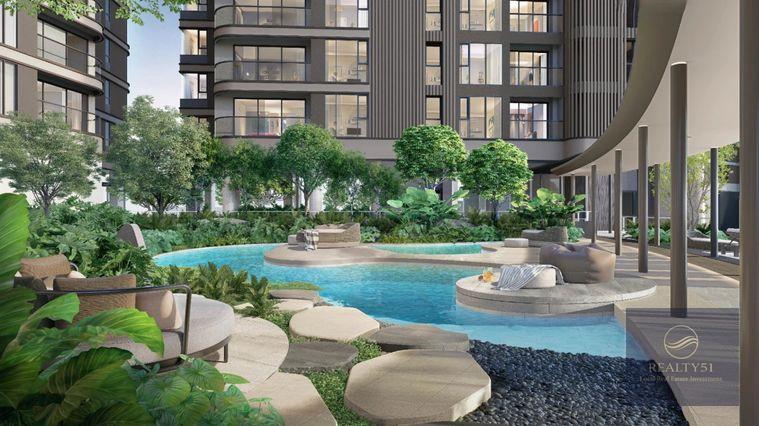 รูป Aquarous Jomtien Pattaya | 1 ห้องนอน เริ่ม 5.56 ล้าน ใกล้หาด 500 ม. - รูปที่ 13/38