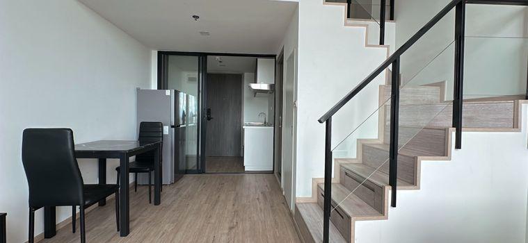 รูป 🛋️💗 (พร้อมเปิดห้องให้ดูทันที!) The Rich พระราม9-ศรีนครินทร์ 💗🛋️ loft 2 ชั้น ห้องสะอาด เฟอร์นิเจอร์ครบพร้อมอยู่🔥🔥 ID LINE: @471ovhib 📲 - รูปที่ 6/23