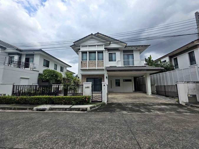 รูป HR3789ให้เช่าบ้านเดี่ยว 2 ชั้น มัณฑนา เลค วัชรพล (ถนนสุขาภิบาล 5) บ้านสวย เฟอร์ฯ ครบ เครื่องซัก-อบผ้าในตัว ส่วนกลางทะเลสาบใหญ่ ใกล้ทางด่วน - รูปที่ 1/42