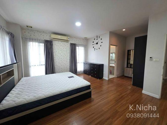 รูป HR3789ให้เช่าบ้านเดี่ยว 2 ชั้น มัณฑนา เลค วัชรพล (ถนนสุขาภิบาล 5) บ้านสวย เฟอร์ฯ ครบ เครื่องซัก-อบผ้าในตัว ส่วนกลางทะเลสาบใหญ่ ใกล้ทางด่วน - รูปที่ 19/42