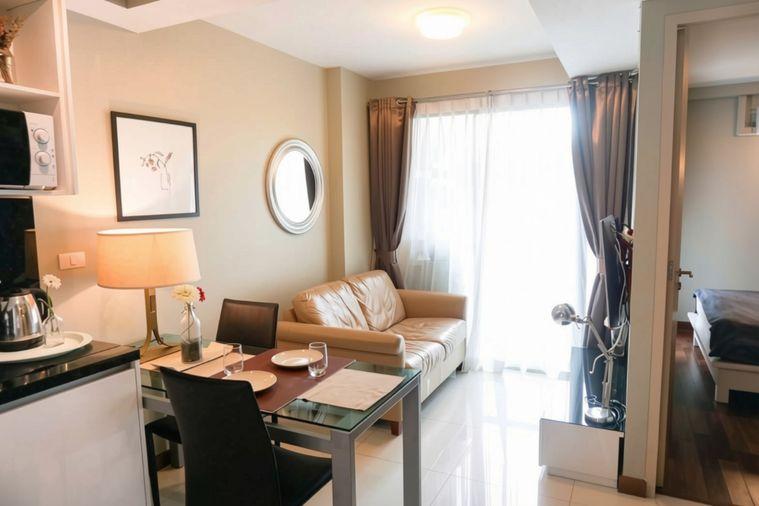รูป 🔥 Le Cote Thonglor 8 ห้องสวย 1 Bedroom ชั้น 3 ขนาด 33 ตร.ม. ทำเลทองหล่อ ใกล้ BTS เพียง 21,000 บาท/เดือน! 🏙️✨ - รูปที่ 5/6