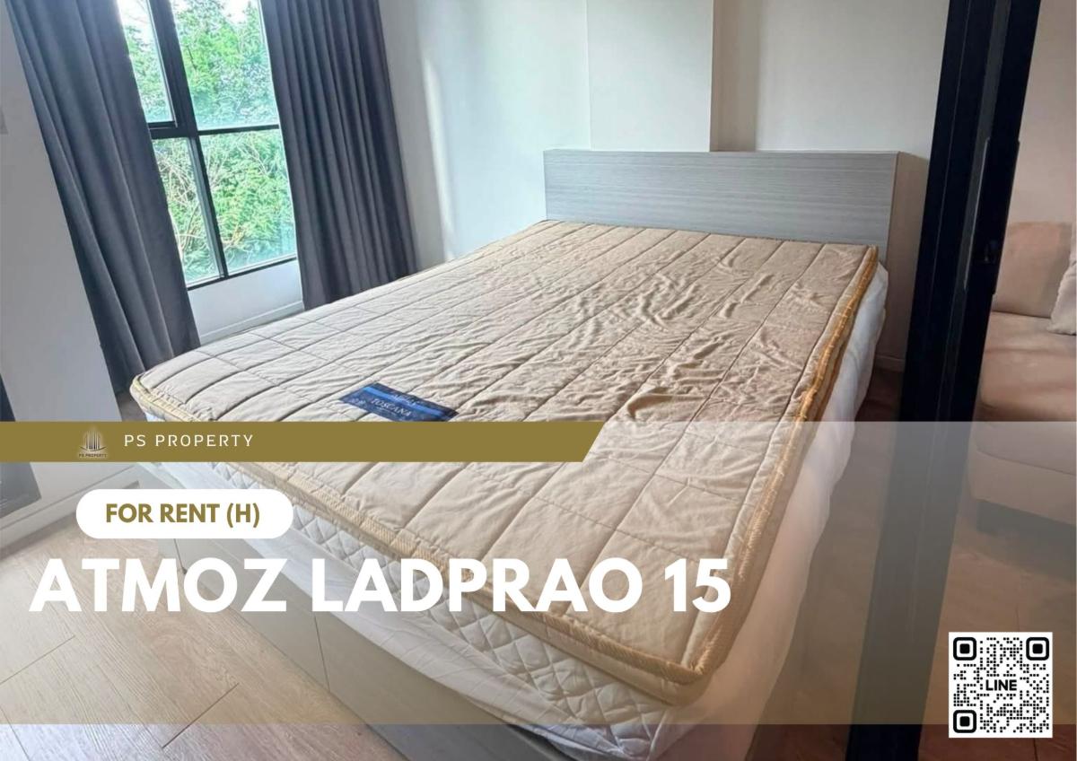 รูป ให้เช่า ✨ Atmoz Ladprao 15 ✨ เฟอร์นิเจอร์ และ เครื่องใช้ไฟฟ้าครบ ใกล้ MRT ลาดพร้าว - รูปที่ 1/11