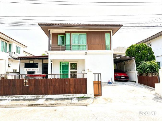 รูป 🌳ขายด่วน!! บ้านเดี่ยว หมู่บ้านพฤกษ์ลดา บางนา (ซอยเอแบค บางนา) ต่อเติมครบ เสาเข็มไมโครไพล์แข็งแรง เพื่อนบ้านน่ารัก  ✅ จอดรถได้ 3-4 คัน - รูปที่ 1/8