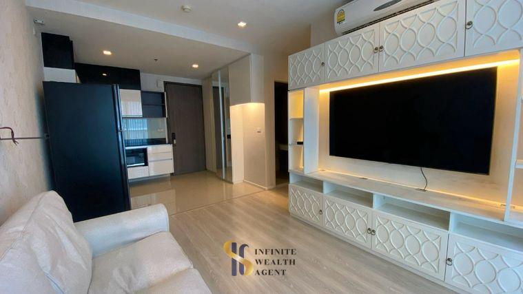 picture ✨ New & Spacious! Pool view | Quinn Ratchada 17 near MRT Sutthisan 65sqm 2Bed 35,000/m Ready to move | Free viewing, Text now! ⚡ - 8/14