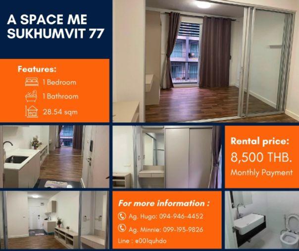 picture 🌴 For Rent & Sale 🏊 A Space Me Sukhumvit 77 🏊 NO-006 - 1/8