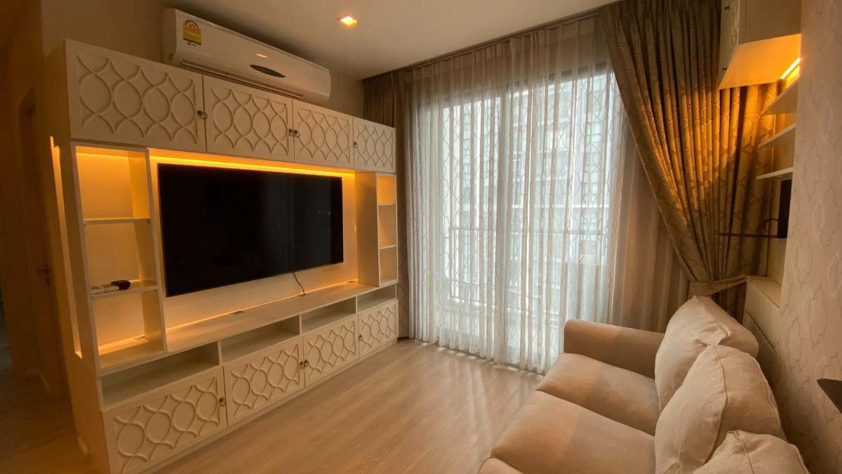 picture ✨ New & Spacious! Pool view | Quinn Ratchada 17 near MRT Sutthisan 65sqm 2Bed 34,500/m Ready to move | Free viewing, Text now! ⚡ - 6/14
