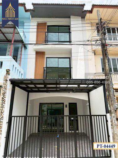 รูป ขายทาวน์โฮม 4 ชั้น รีโนเวทใหม่ทั้งหลัง สไตล์โมเดิร์น ทำเลดีปากเกร็ด - รูปที่ 1/37